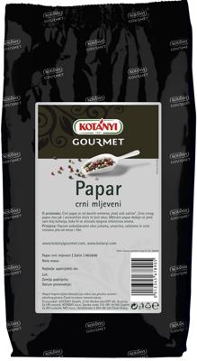 PAPAR CRNI MLJEVENI 500g