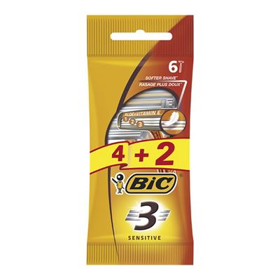 BIC BRIJAC 3 SENSITIVE 4+2KES