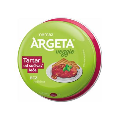 PAŠTETA VEGGIE TARTAR OD SOČIVA 95GR ARGETA