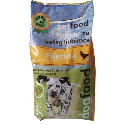 HRANA ZA PSE PAW PILETINA 3KG