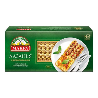 TESTENINA LAZANJE DOPPIA RICCIA 500G MAKFA