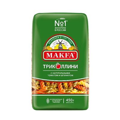 TESTENINA TRICOLORE SPIRALE 450G MAKFA