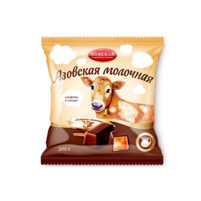 KARAMELE GLAZIRANE MLECNE 300G AZOV