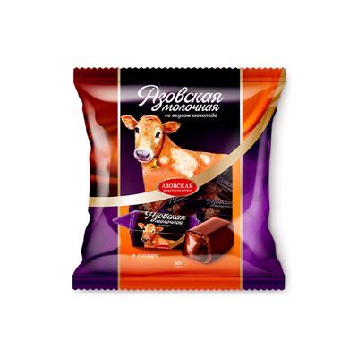 KARAMELE MLECNE GLAZIRANE COKOLADOM 300G AZOV