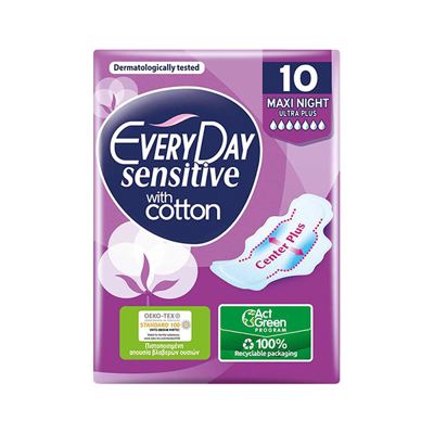 EVERY DAY ULTRA PLUS SENSITIVE MAXI NIGHT 10/1