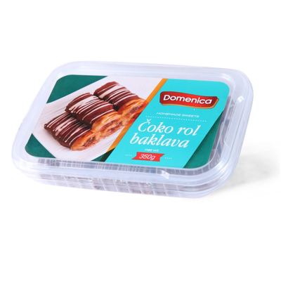 BAKLAVA ROLL ČOKOLADNA 350G DOMEN