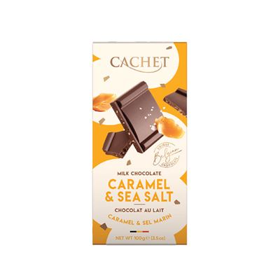 ČOKOLADA MILK CARAMEL&SEA SALT CACHET 100G