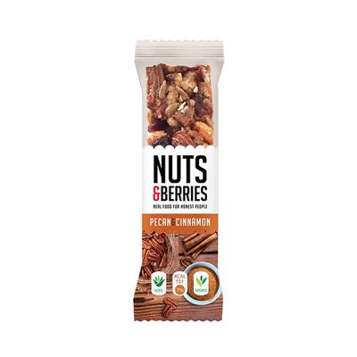 BAR ORGANSKI PECAN&CINNAMON NUTS&BERRIES 30G