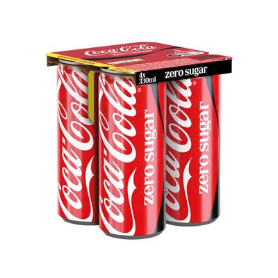 SOK COCA COLA ZERO LIMENKA 4X0.33L