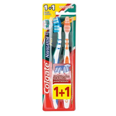 COLGATE CETKICA ZA ZUBE NAVIGATOR 1+1