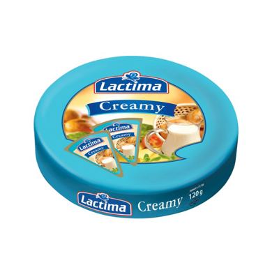 SIR POLUMASNI TOPLJENI CREAMY LACTIMA 120G