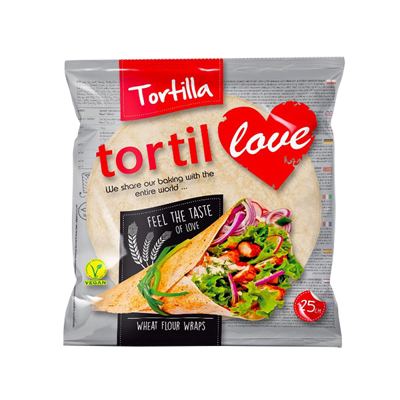 TORTILJA PSENICNA 25CM LOVE 240G