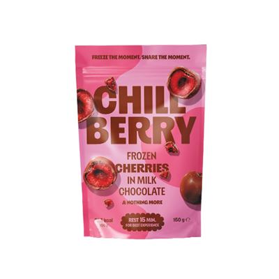 SMRZNUTE VISNJE U MLECNOJ COKOLADI 150G CHILLBERRY