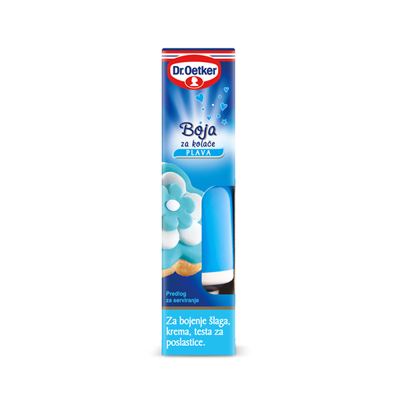 BOJA ZA KOLACE PLAVA 10G