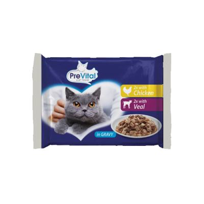 POUC CAT MIX-CHIC&VEA 4X100G-894