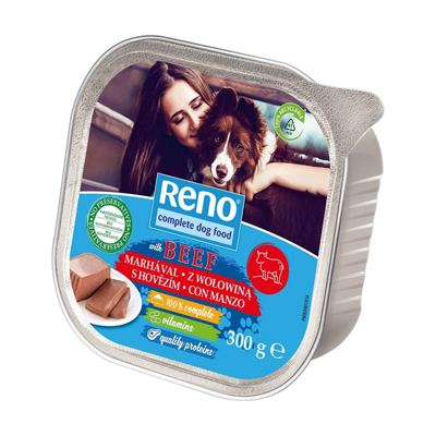 RENO ALUCUP DOG BEEF 300g