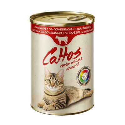 CATTOS KONZERVA ZA MACKE SA GOVEDINOM 415GR
