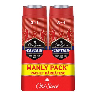 2X400ML OS SH GEL CAPTAIN-STAND.-VAR.