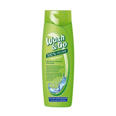 WASH&GO SAMPON 400ml 100% VOLUMEN