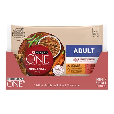 HRANA ZA PSE ONE MINI DOG ADULT PILETINA U SOSU MPK 4X85G