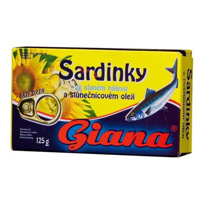 SARDINE U ULJU 125GR. GIANA