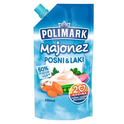 MAJONEZ LIGHT DOJP.280ML POLIMAR