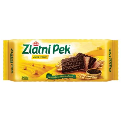 ZLATNI PEK 200g POLUCOKOLADIRAN