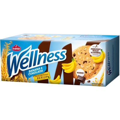 WELLNES COKOLADA I BANANA 210g