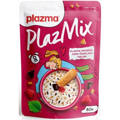 PLAZMIX MALINA-COKOLADA 80g
