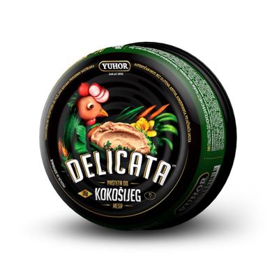 PAŠTETA DELICATA OD KOKOŠIJEG MESA 95GR. YUHOR