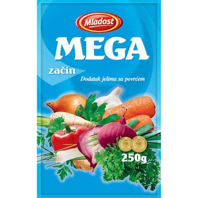 MEGA ZACIN 250GR MLADOST