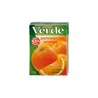 Sok pomorandza brik 0200 Verde 27