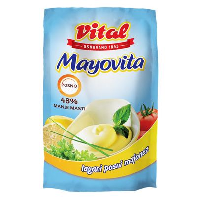 MAJONEZ MAYOVITA LIGHT 180GR. VITAL