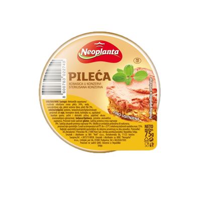 Pašteta Pileća Neoplanta 75 g