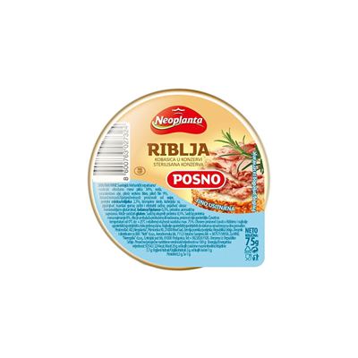 NAMAZ MOJA NEOPLANTA RIBLJA 75G