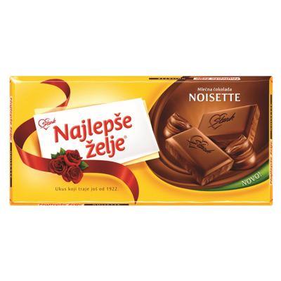 ČOKOLADA NAJLEPŠE ŽELJE NOISETTE 85G