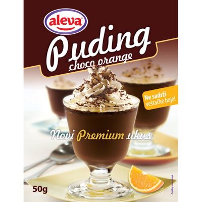 PUDING CHOCO&ORANGE 50G ALEVA