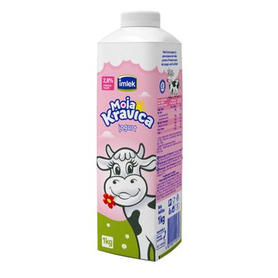 MOJA KRAVICA JOGURT 1KG PET IMLEK