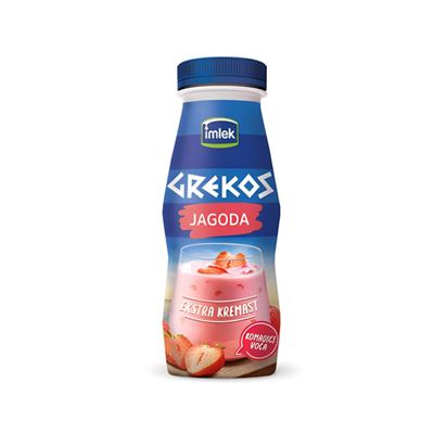 JOGURT VOĆNI GREKOS JAGODA EKSTRA KREMAST PET 250G
