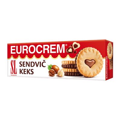 KEKS SENDVIČ EUROCREM 125GR SWISSLION