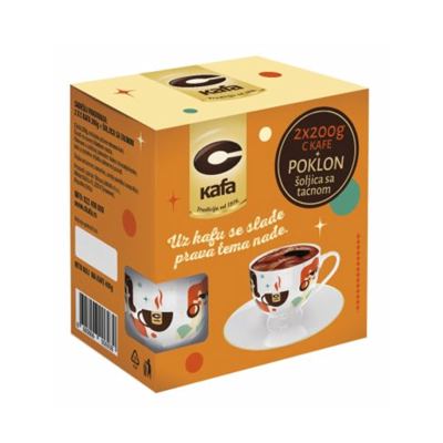 C KAFA 200g + SOLJA SA TACNOM