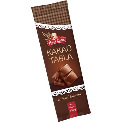 BAKA ZIVKA KAKAO TABLA POSNA 200GR