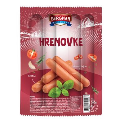 HRENOVKA SVINJSKA 200G BERGMAN