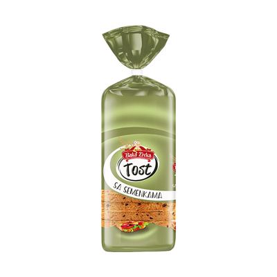 HLEB TOST SA SEMENKAMA BAKA ZIVKA 500G
