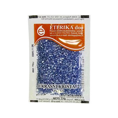 LUCAR UKRAS KRISTALI PLAVI 15G