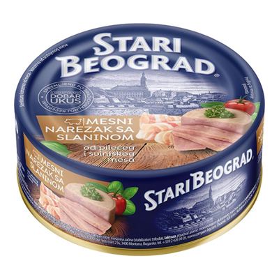 MESNI NAREZAK STARI BEOGRAD SA SLANINOM 300GR