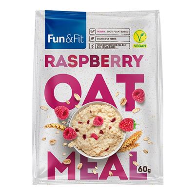 OVSENA KAŠA FUN&FIT MALINA 60G