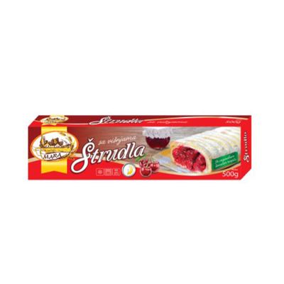 STRUDLA SA VISNJAMA 500G "MARA"