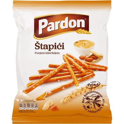 ŠTAPIĆI SLANI PARDON KIKIRIKI 210G