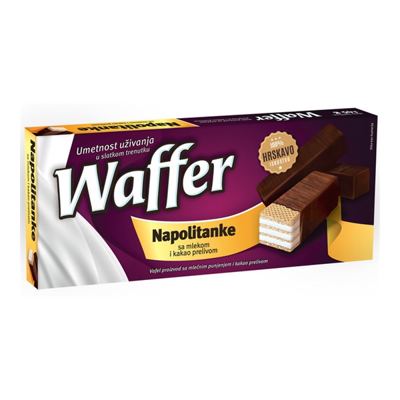 NAPOLITANKE MLEKO SA PRELIVOM WAFFER 145G